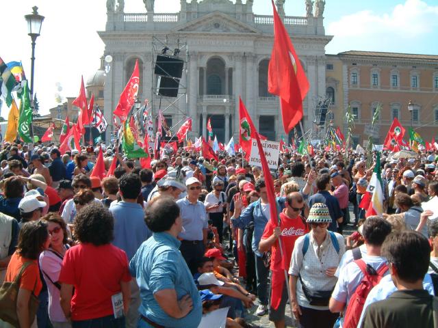 Manifestazione di Piazza San Giovanni